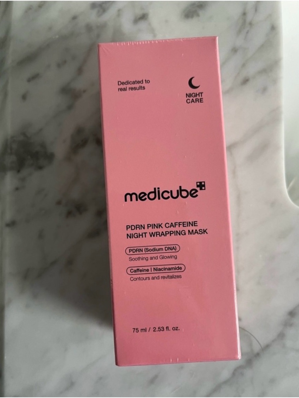 Medicube PDRN Pink Caffeine Night Wrapping Mask - Pink